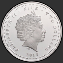 аверс 2 $ 2014 "Анне Геддес. Малыш в колпаке"