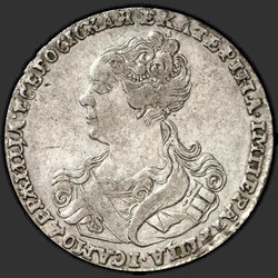 реверс Poltina 1726 "Poltina 1726 "موسكو نوع بورتريت LEFT"."