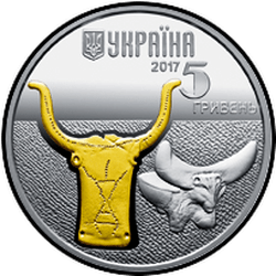 аверс 5 hryvnias 2017 "тур"
