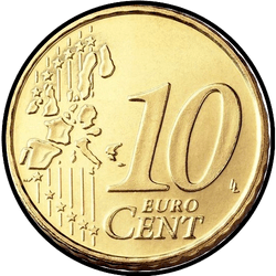 реверс 10 cents (€) 2005 ""
