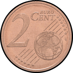 реверс 2 cents (€) 2014 ""