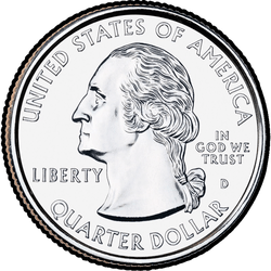 аверс 25¢ (quarter) 2002 "Louisiana"