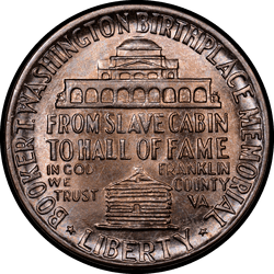 реверс 50¢ (half) 1951 "USA - 50 centů (půldolar) / 1951 - Booker T. Washington MS"