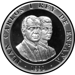 аверс 2000 песет 1990 "XXV летние Олимпийские игры, Барселона 1992 - Пелота"