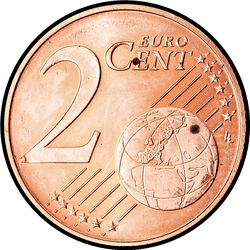 реверс 2 cents (€) 2017 ""