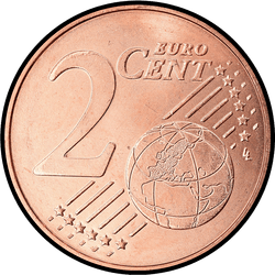 реверс 2 cents (€) 2019 ""