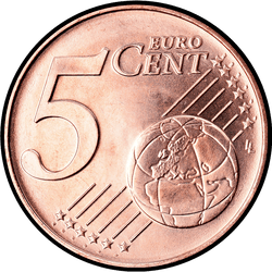 реверс 5 cents (€) 2009 ""