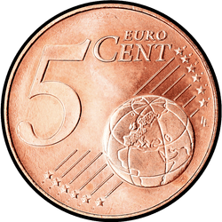 реверс 5 cents (€) 2015 ""