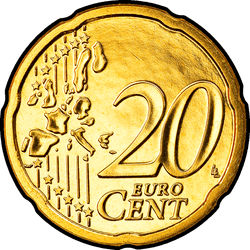 реверс 20 cents (€) 2002 ""
