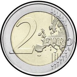 реверс 2€ 2014 ""