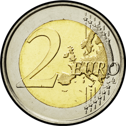 реверс 2€ 2014 "100 Years since the Beginning of World War I"