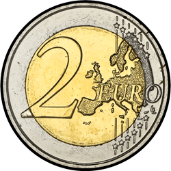 реверс 2€ 2014 "150 Years Belgium Red Cross"