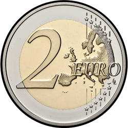 реверс 2€ 2017 "200 years of foundation of Ghent University"