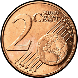 реверс 2 cents (€) 2004 ""