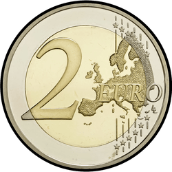 реверс 2€ 2016 "150th anniversary of the burning of the Monastery of Arkadi"