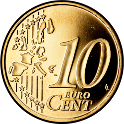 реверс 10 цэнтаў (€) 2006 ""