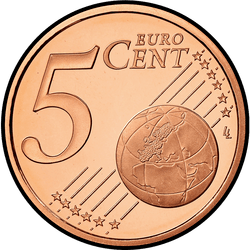 реверс 5 цэнтаў (€) 2004 ""