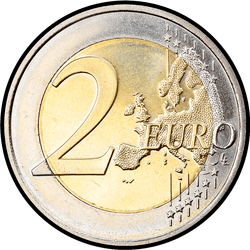 реверс 2€ 2013 "125th Birthday of Franz Emil Sillanpää"