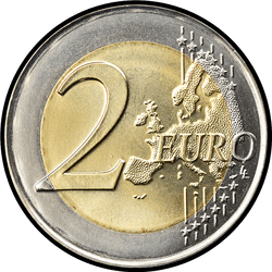 реверс 2€ 2014 "200th Anniversary of the Malta Police Force"