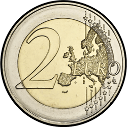 реверс 2€ 2017 "Peace"