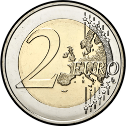 реверс 2€ 2020 "Мегалітычны храм смутку"